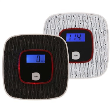 Tsev Kev Ruaj Ntseg CE RoHS Roj Teeb Ua Haujlwm CO Gas Sensor Carbon Monoxide Leak Alarm Detector